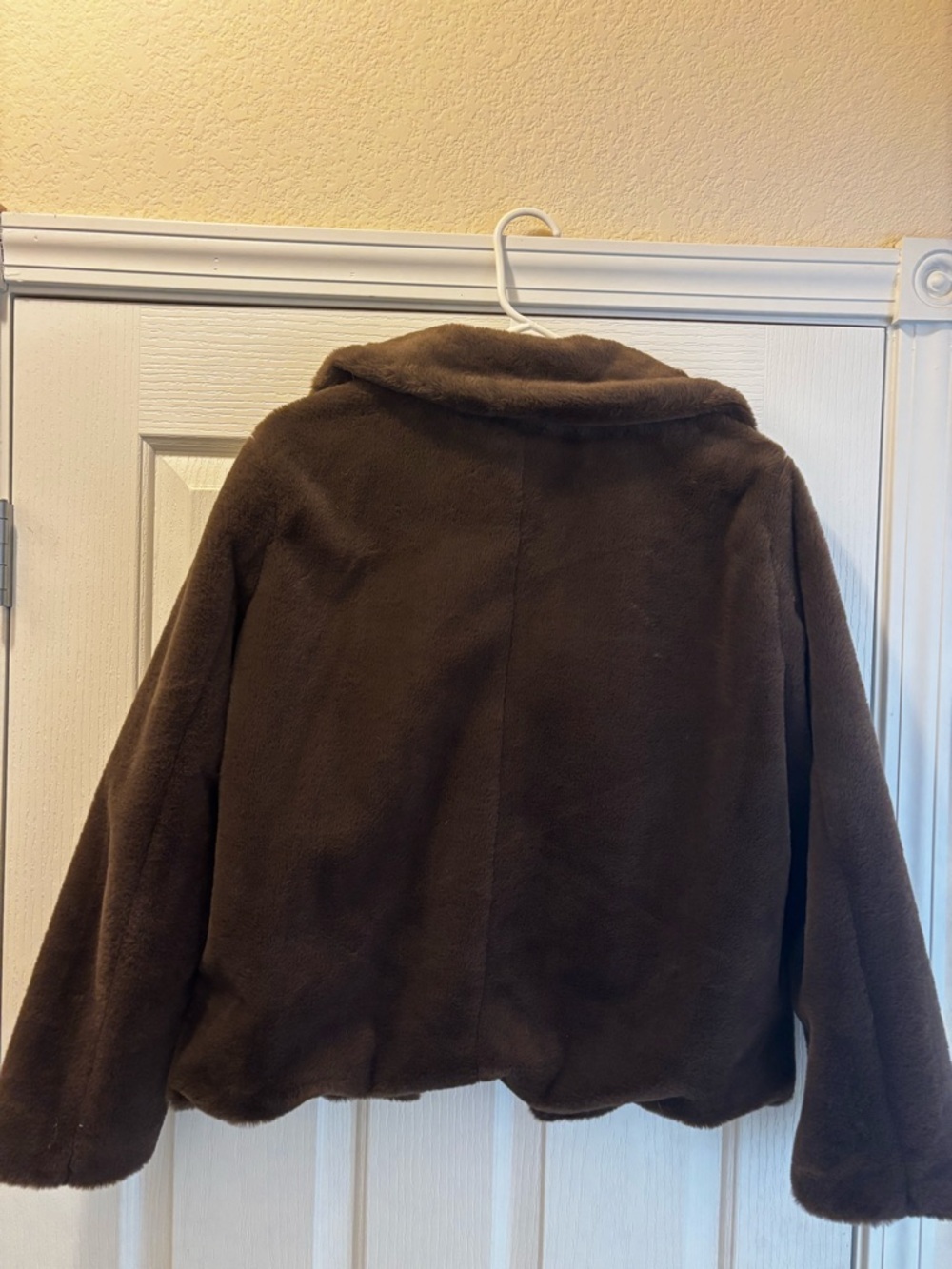 Philosophy Faux Fur Brown Jacket M NWOT - Picture 4 of 4